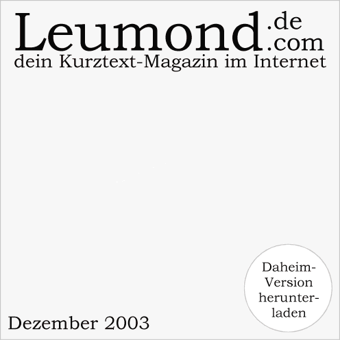 Titelbild: Leumond - Oktober 2003